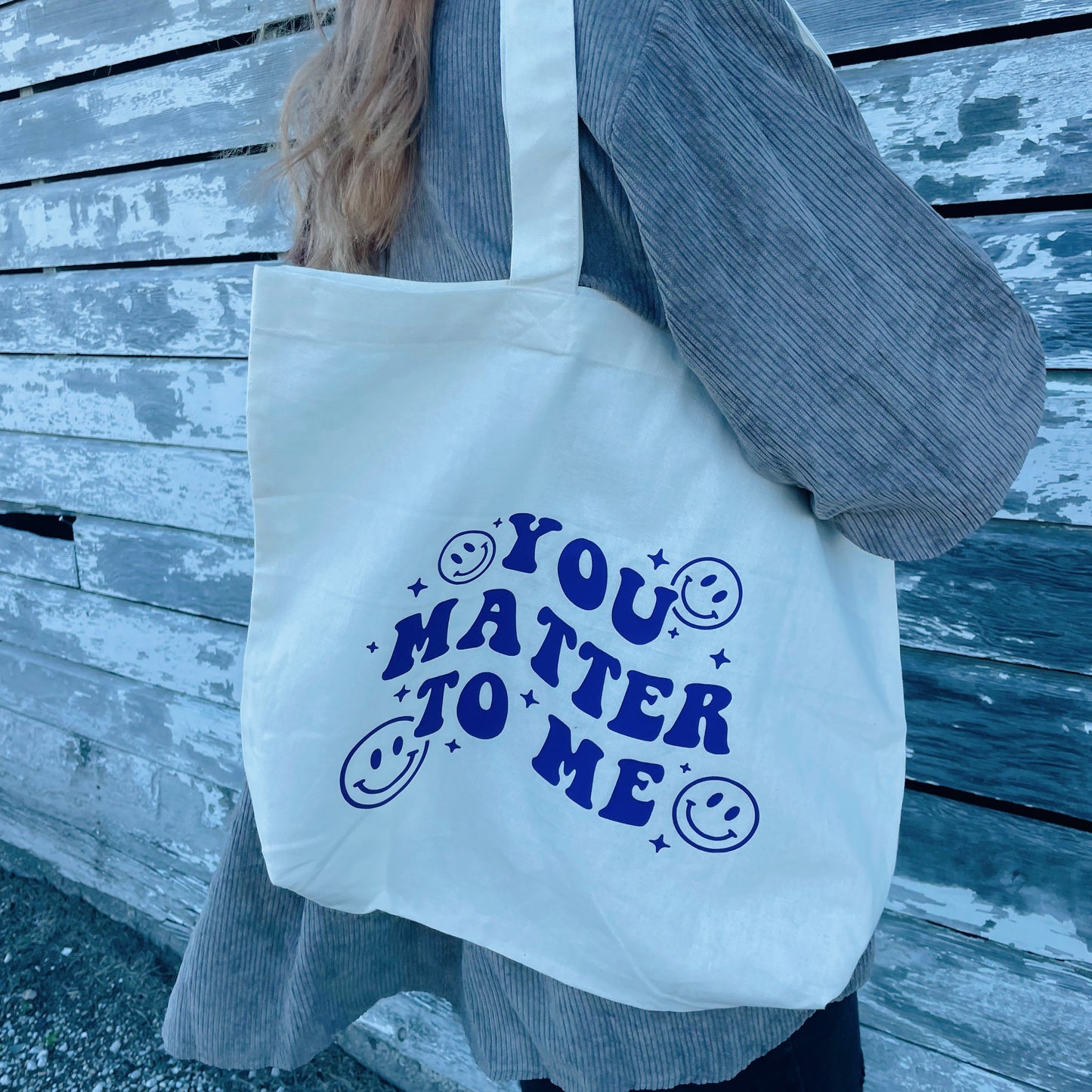 You Matter To Me Tote bag Purple